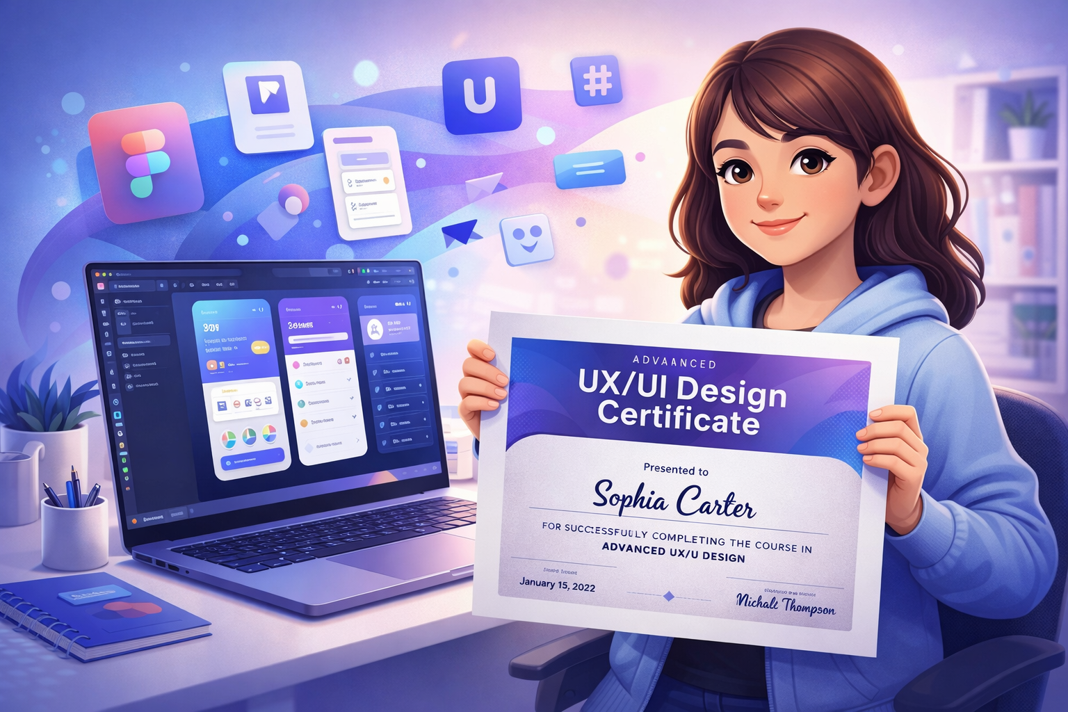 Certification in Advanced UXUI Design course